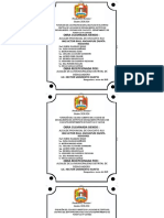 Obra Culminada Siendo:: Alcalde Provincial de Chucuito-Juli