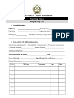 Pakistan Girl Guides Association: Reporting Format