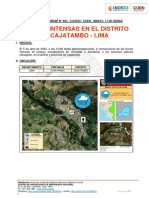 Lluvias Intensas en El Distrito de Cajatambo - Lima: Reporte Preliminar #934 - 5/4/2023 / Coen - Indeci / 17:30 Horas