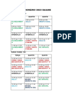 Daiane 2023 schedule horário musical groups solos intervals