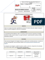 Formato de Brigada de Primeros Auxilios: Nivel 7: Formatos N°