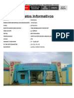 Datos Informativos: Perú Ministerio de Educación DRE Ucayali Atalaya