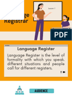 Language Registrar