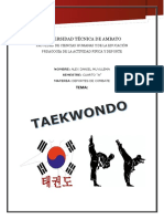 Taekwondo Deportes de Combate