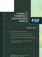 Towards A Sustainable World: Group V