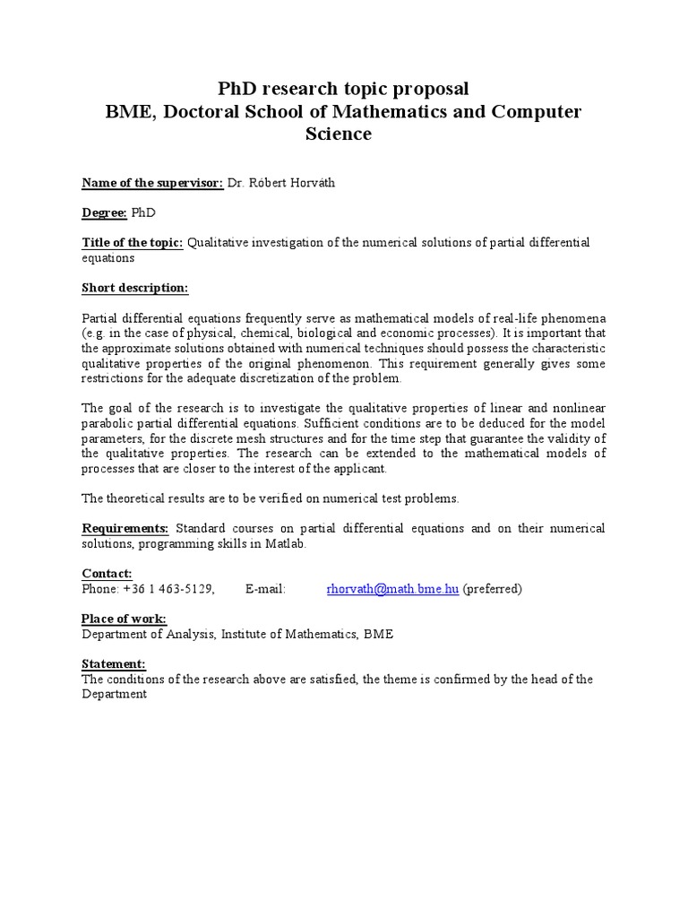 PhD Topics in Math & Comp Sci | PDF | Mathematics | Combinatorics
