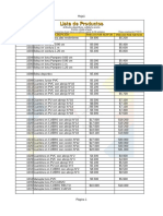 Lista de Precios Boxeo