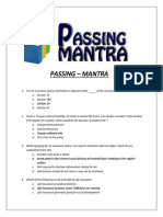 Passing - Mantra: C. Section 39