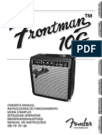 Frontman 10G Manual