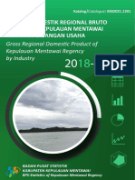 Produk Domestik Regional Bruto Kabupaten Kepulauan Mentawai Menurut Lapangan Usaha
