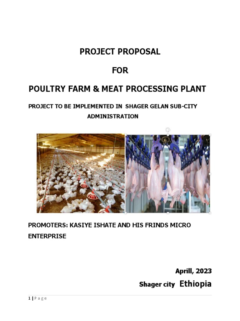 Project Proposal FOR Poultry Farm & Meat Processing Plant | Download ...