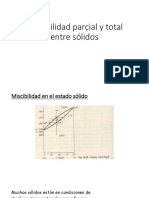 Miscibilidad sólidos: parcial y total