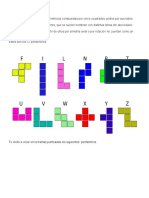 Los Pentominós: Te Invito A Crear en La Tramas Punteadas Los Siguientes Pentaminos