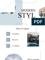 Modern: Styl E