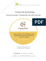 Mestrado em Marketing: Comunicação Integrada de Marketing