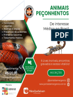 Folder Curso Peçonhentos Divulgação Abmar