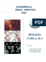 Cuadernillo de Biologia 3° Año 2022