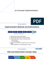 Authorization Concept Implementation