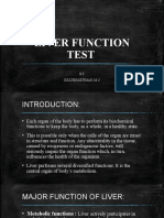 Liver Function Test: BY Krishnakumar M S