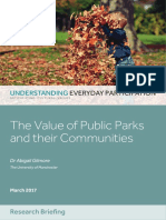 The Value of Public Parks and Their Communities Briefing