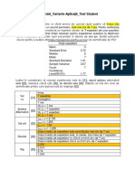 3.6 - Rezultate - Variante - Test Student