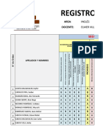 Registro Auxiliar de Evaluacion Nivel Secundaria 2022: Segundo Bimestre