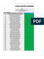 Registro de Evaluación Diagnóstica: Ugel Área I.E. Docente Competencia 1