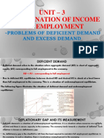 Unit - 3 Determination of Income and Employment