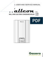 Installation, User and Service Manual: Wall Hung Gas Fired Condensing Boiler