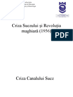 Criza Suezului Și Revoluția Maghiară (1956)