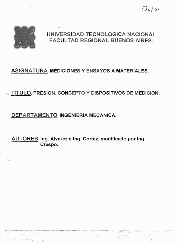 Presion Ii Pdf Pascal Unidad Presión