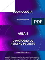 Escatologia: Professor Antonio Valente