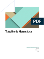 Trabalho de Matemática