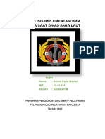 Analisis Implementasi BRM Pada Saat Dinas Jaga Laut