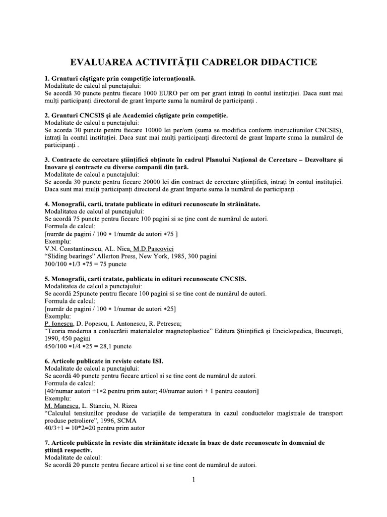 Fisa de evaluare cadre didactice pdf