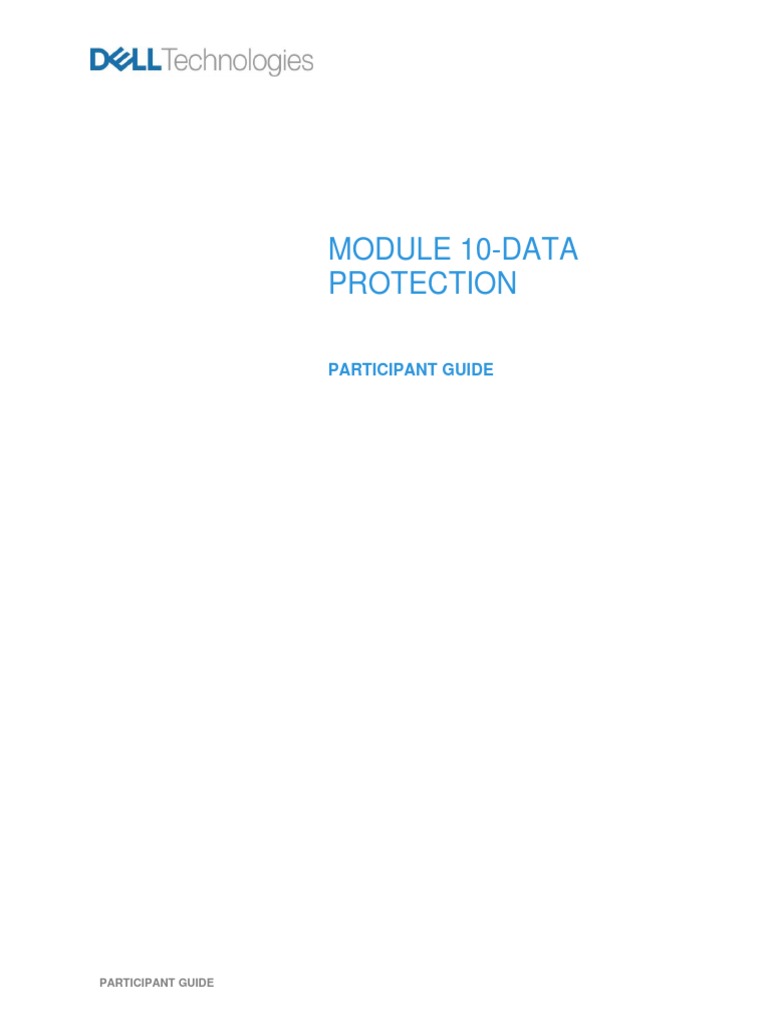 Module+10-Data+Protection+-+Participant+Guide | PDF | Backup ...
