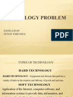 Technology Problem: Danila Kian Gunay John Paul