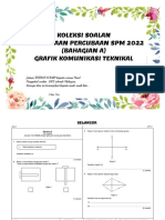 Koleksi Soalan Peperiksaan Percubaan SPM 2022 (Bahagian A) Grafik Komunikasi Teknikal