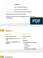 Fat Soluble Vitamins