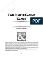 Two Simple Casino Games For DD