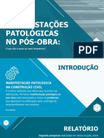 Manifestações patológicas mais comuns