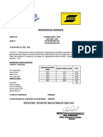 Certificación de Contrastación WARRIOR 350 - FEED 304W #1