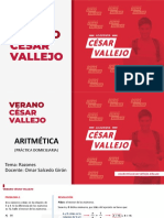 Verano César Vallejo - Aritmética - Semana 1 (Solucionario)