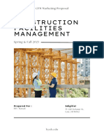 Construction Facilities Management Proposal