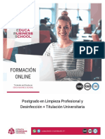 Curso Limpieza Profesional Desinfeccion