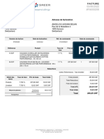 Facture: Adresse de Livraison Adresse de Facturation