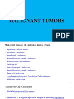 Malignant Tumors of Epithelial Tissue Origin