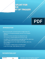 Static MCP Splint For Conservative Management of Trigger PP