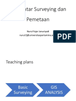 Pengantar Surveying Dan Pemetaan: Nurul Fajar Januriyadi Nurul - Fj@universitaspertamina - Ac.id