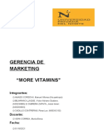 Gerencia de Marketing "More Vitamins": Integrantes